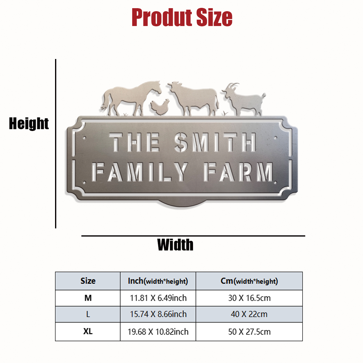 Custom Fanimal plaque Metal Wa - Farming A review and price