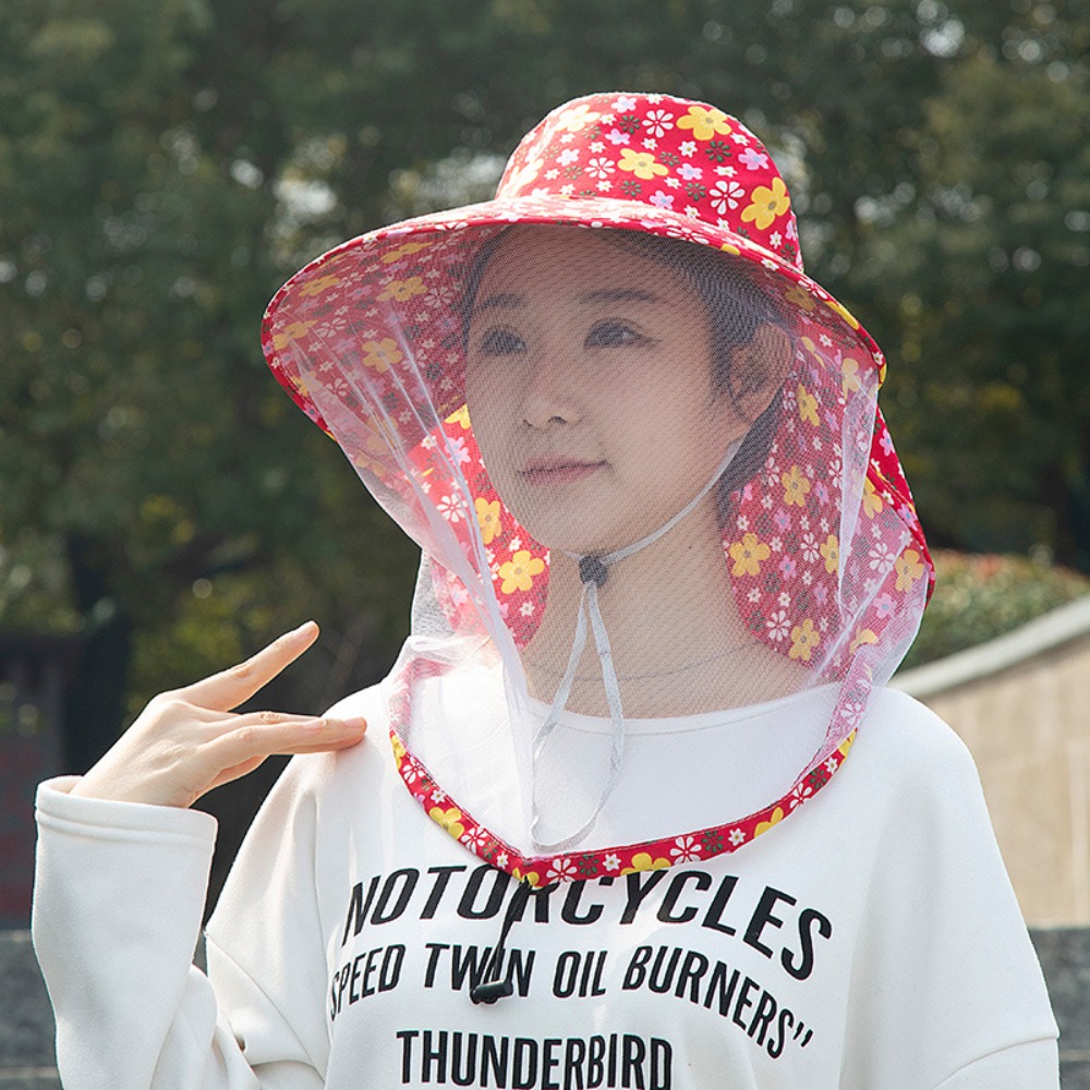 Printing Bee Mosquito Hat Sun  - Agriculture Farming Hats review and price